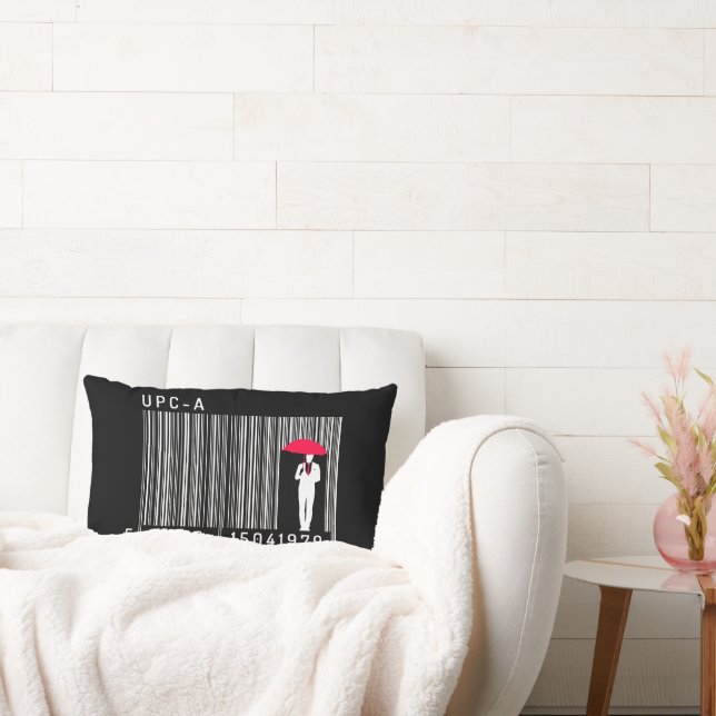 Elegant Gentleman Man die een eenduidige streepjes Kussen (Bank)