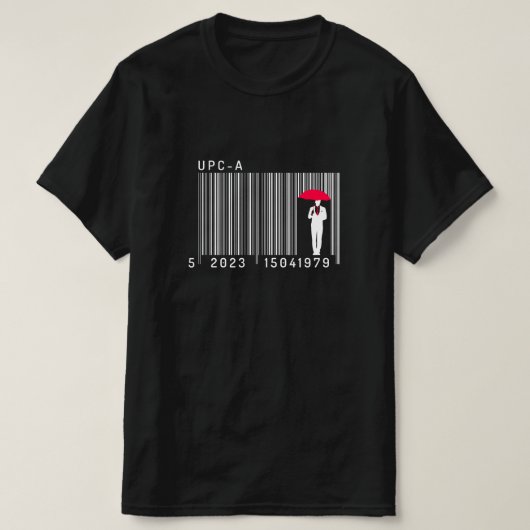 Elegant Gentleman Man die een eenduidige streepjes T-shirt (Design voorkant)