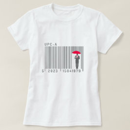 Elegant Gentleman Man die een eenduidige streepjes T-shirt