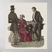 Elegant Gentlemen of the Biedermeier Period Poster (Voorkant)