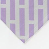 Elegant Geometric All-Over Pattern Fleece Deken (Hoek)