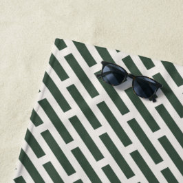 Elegant Geometric All-Over Pattern Strandlaken