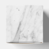Elegant Geometric Marble Wedding Bedankdoosjes (Bovenkant)