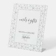 Elegant Geometric Pattern Wedding Cards & Gifts