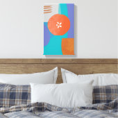 Elegant, geometrisch Abstract Canvas Afdruk (Insitu (Slaapkamer))