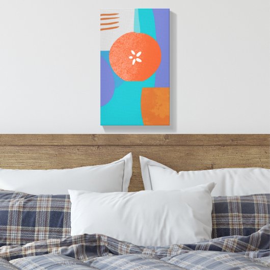 Elegant, geometrisch Abstract Canvas Afdruk (Insitu (Slaapkamer))