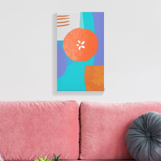 Elegant, geometrisch Abstract Canvas Afdruk (Insitu (Woonkamer))