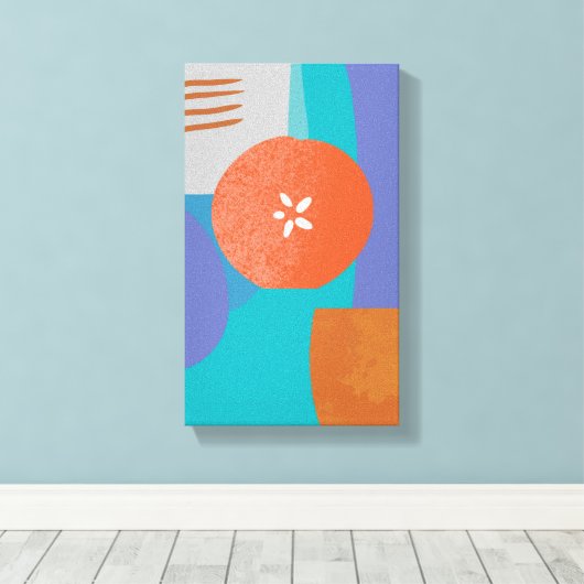 Elegant, geometrisch Abstract Canvas Afdruk (Insitu (Houten vloer))