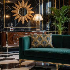 Elegant geometrisch accent kussen