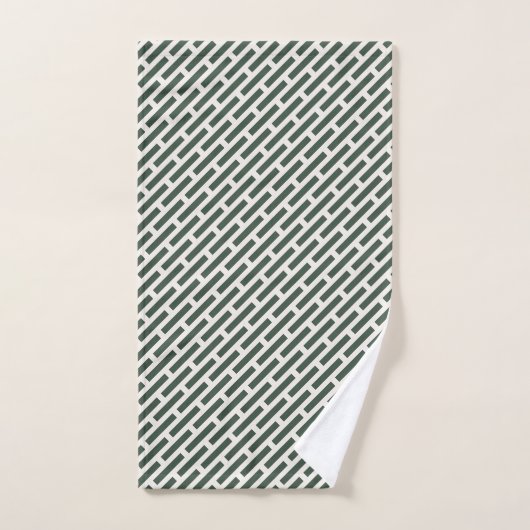 Elegant geometrisch all-over patroon bad handdoek (Handdoek)