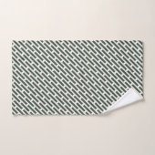 Elegant geometrisch all-over patroon bad handdoek (Handdoek)