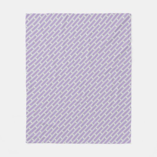 Elegant geometrisch all-over patroon fleece deken (Voorkant)