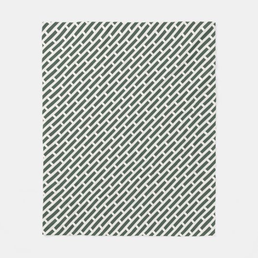 Elegant geometrisch all-over patroon fleece deken (Voorkant)