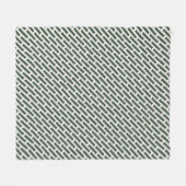 Elegant geometrisch all-over patroon fleece deken (Voorkant (Horizontaal))