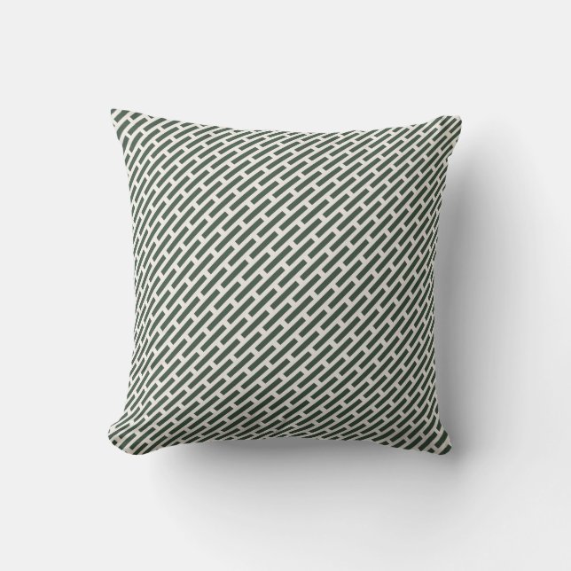 Elegant geometrisch all-over patroon kussen (Voorkant)