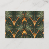 Elegant geometrisch Art Deco Vrijgezellenfeest Informatiekaartje (Achterkant)