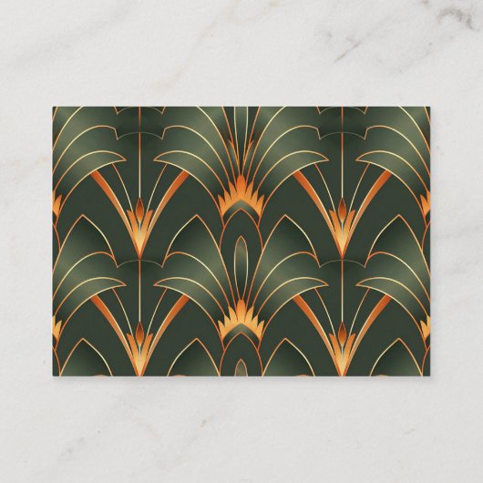 Elegant geometrisch Art Deco Vrijgezellenfeest Informatiekaartje (Achterkant)