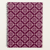 Elegant geometrisch bloemmotief planner (Voorkant)