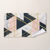 Elegant geometrisch en confetti golden design bad handdoek (Handdoek)