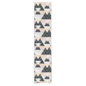 Elegant geometrisch en confetti golden design korte tafelloper (Voorkant)