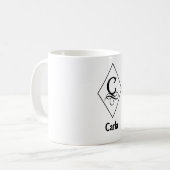 Elegant Geometrisch Initiaal Monogram C Koffiemok (Voorkant links)
