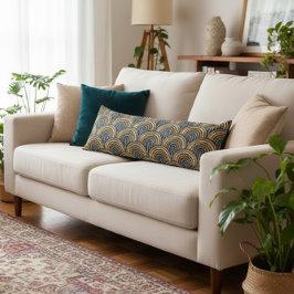 Elegant geometrisch lichaamskussen