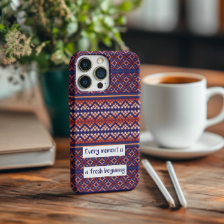 Elegant geometrisch ontwerp, vet geometrisch patro iPhone 14 plus hoesje