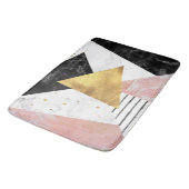 Elegant geometrisch ontwerp voor marmer en goud badmat (Gekanteld)