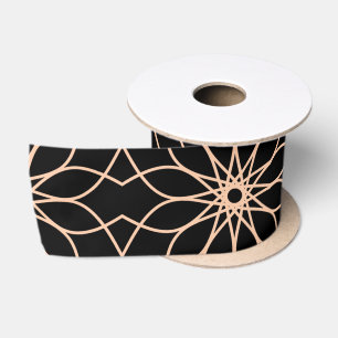 Elegant Geometrisch Patroon Arabische Kunst Satijnen Lint