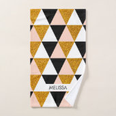 Elegant geometrisch patroon bad handdoek (Handdoek)