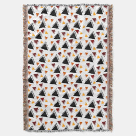 Elegant geometrisch patroon deken