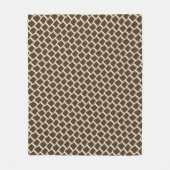 Elegant geometrisch patroon fleece deken (Voorkant)