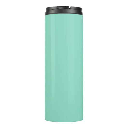 Elegant geometrisch patroon op wit, aanraking van  thermosbeker (Achterkant)