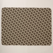 Elegant geometrisch patroon sherpa deken (Voorkant (horizontaal))