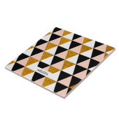 Elegant geometrisch patroon tegeltje (Zijkant)