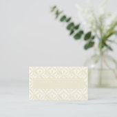 Elegant Geometrisch Patroon Visitekaartje (Staand voorkant)