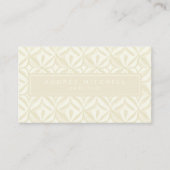 Elegant Geometrisch Patroon Visitekaartje (Voorkant)