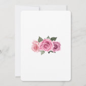 Elegant geometrische roze roze roze roodroze kaart (Achterkant)