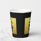 Elegant gepersonaliseerd 50th Any Age Verjaardagsf Papieren Bekers (Rechts)