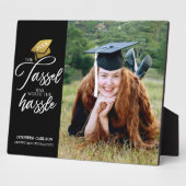 Elegant gepersonaliseerd Afstuderen Foto Plaque Fotoplaat (Zijkant)