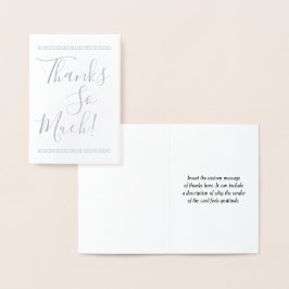 Elegant & Gepersonaliseerd "Bedankt Zoveel!" Kaart