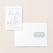 Elegant & Gepersonaliseerd "Bedankt Zoveel!" Kaart (Display)