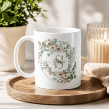 Elegant Gepersonaliseerd Bloem Motief Naam Cadeau