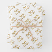 Elegant Gepersonaliseerd bruiloft bruid bruidegom  Inpakpapier Vel (In situ)