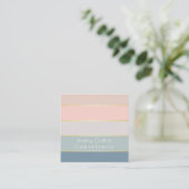 Elegant gepersonaliseerd colorblock Visitekaartje (Staand voorkant)