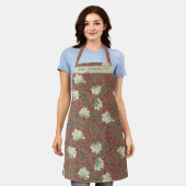 Elegant Gepersonaliseerd door bloemmotief Schort (Gedragen)