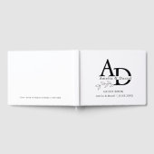 Elegant gepersonaliseerd gastenboek met Black Call (Volledig)