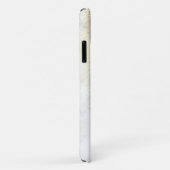 Elegant gepersonaliseerd goud glitter witte marmer Case-Mate iPhone case (Achterkant/rechts)