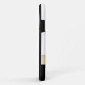 Elegant gepersonaliseerd goud wit marmer Case-Mate iPhone case (Achterkant/rechts)