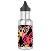 ELEGANT GEPERSONALISEERD HARTENPATROON WATERFLES  (Links)